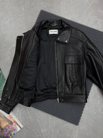 Кожаная куртка Saint Laurent