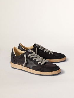 Men's Ball Star in nylon and nubuck leather with black leather star