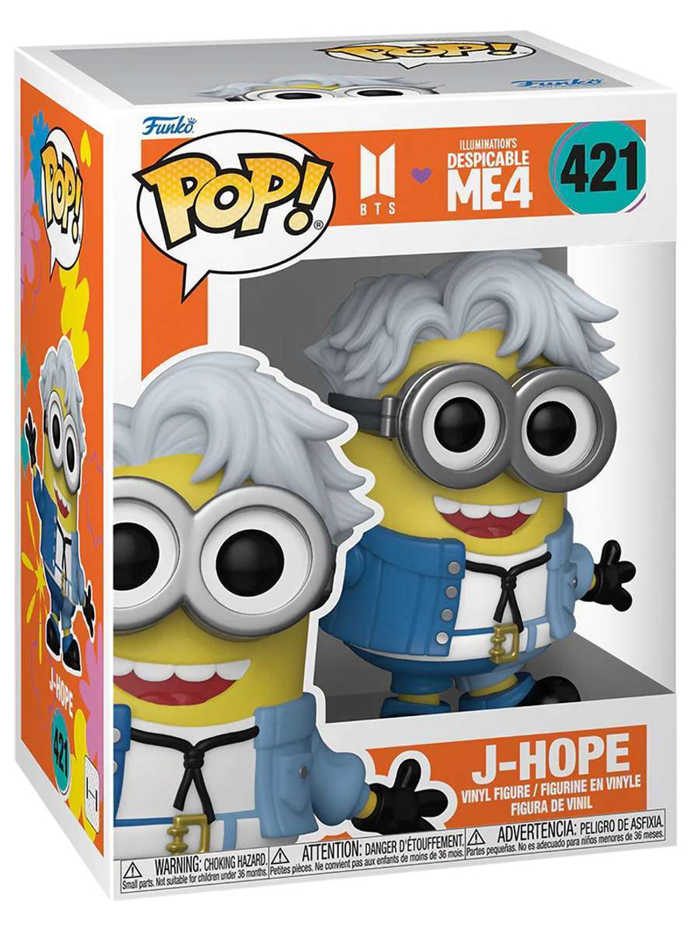 Фигурка Funko POP! Rocks BTS X Despicable Me 4 J-Hope (421) 85963