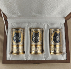 Подарочный набор на 3 персоны "Волки"