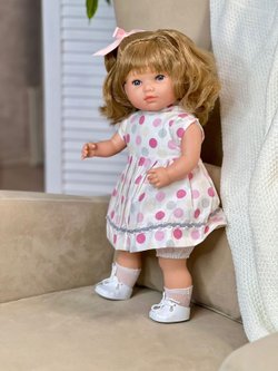 Кукла Berbesa мягконабивная 42см SANDRA в пакете (4418K)