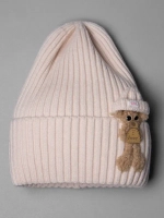 Шапка для девочки на осень бини