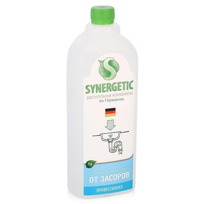 Средство для устранения засоров "Синергетик" 1л