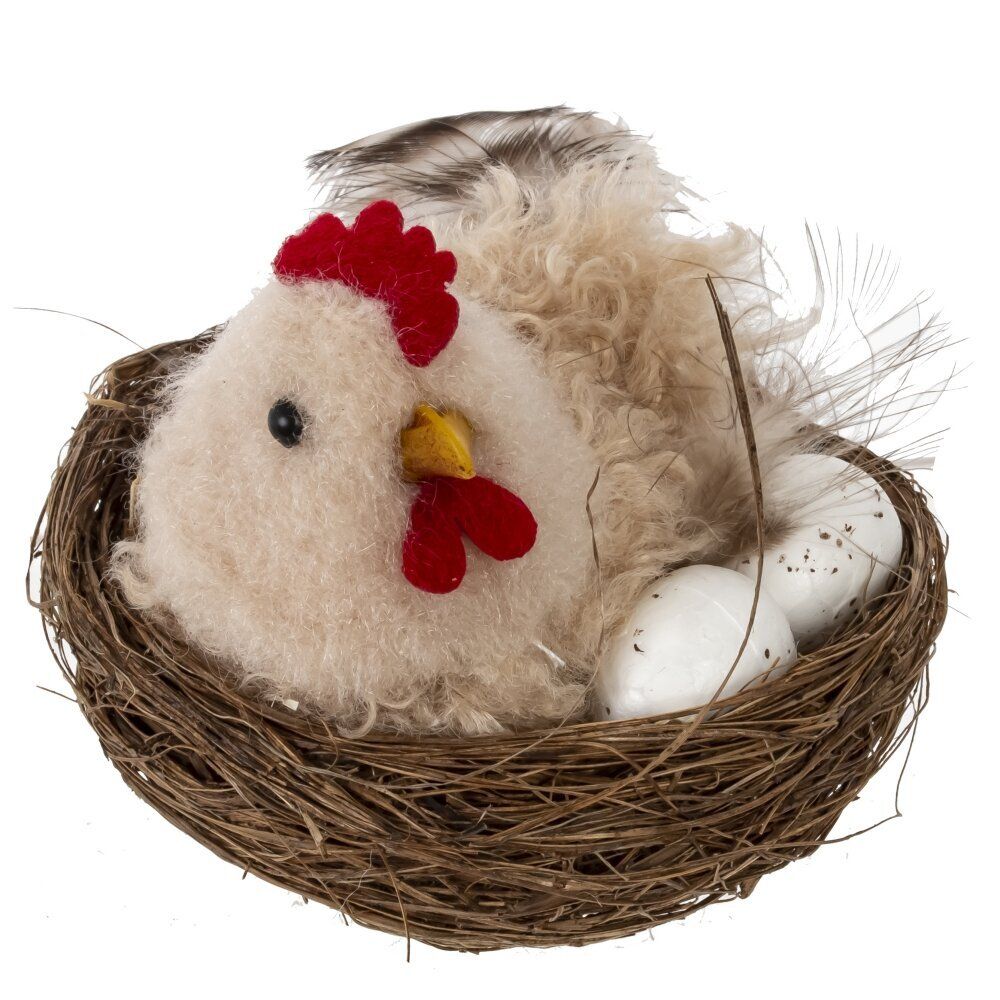 GAEM Изделие декоративное "Гнездо пасхальное" (блок 6шт), L7 W7 H7 см, 3в.