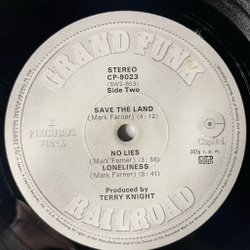 Винтажная виниловая пластинка LP Grand Funk Railroad E Pluribus Funk (Japan 1971) Save The Land
