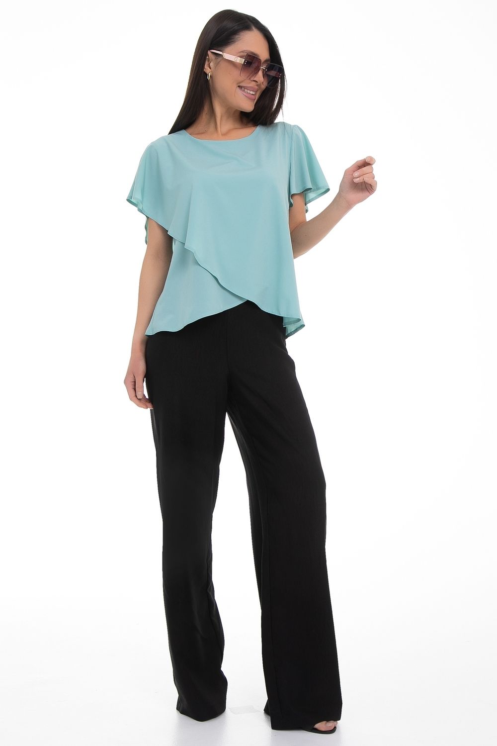 Блуза Яркое лето (бирюза) Diolche