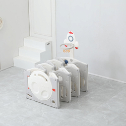 Манеж UNIX Kids SUPREME Space 200x200 Grey