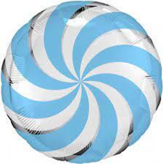 Круг Леденец ярко-голубой 45 см (БГ-15)