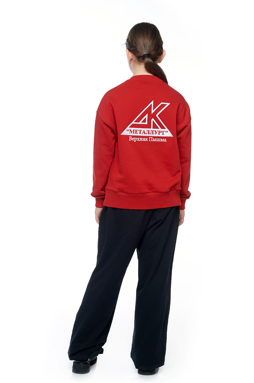 Кофта свитшот, арт.T31.07.R, цв.красный