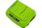 Быстрое зарядное устройство для 2-х аккумуляторов 40V GreenWorks 2938807