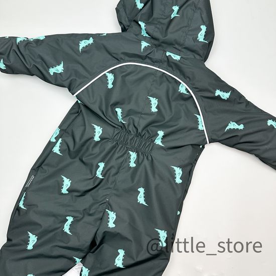 Комбинезон демисезонный "Динозавры" на черном