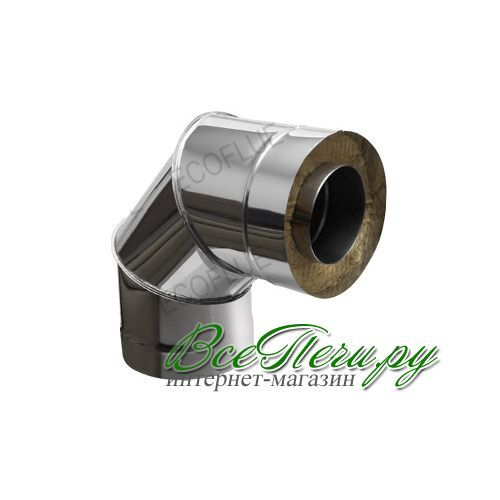 Колено-сэндвич нерж диам.200х115 угол 90