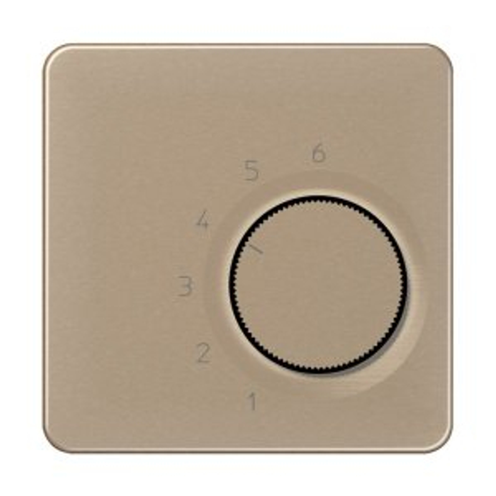 JUNG CD 500/CD plus Бронза Накладка термостата комнатного (мех TR236U, TR246U), арт.CDTR236PLGB