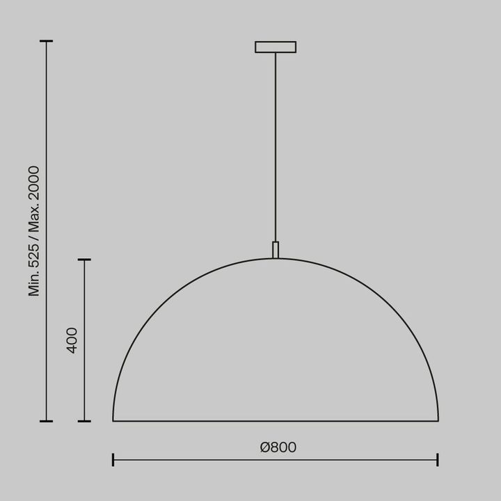 Подвесной светильник Maytoni Modern MOD169PL-05GB1