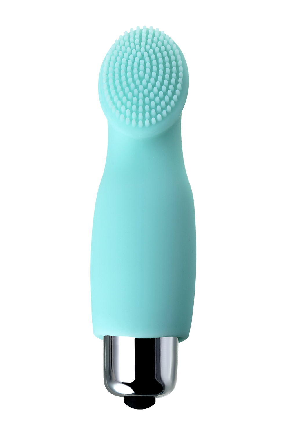 Вибронасадка на палец для клиторальной стимуляции мятная 9 см