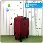 Маленький чемодан L'Case Barcelona, бордовый, S