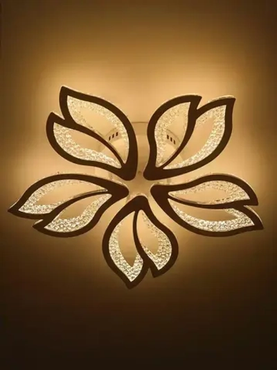 Люстра потолочная светодиодная с пультом ДУ Rivoli белая 110 Вт, 3000К - 6000К, светильник на кухню, в детскую, в спальню