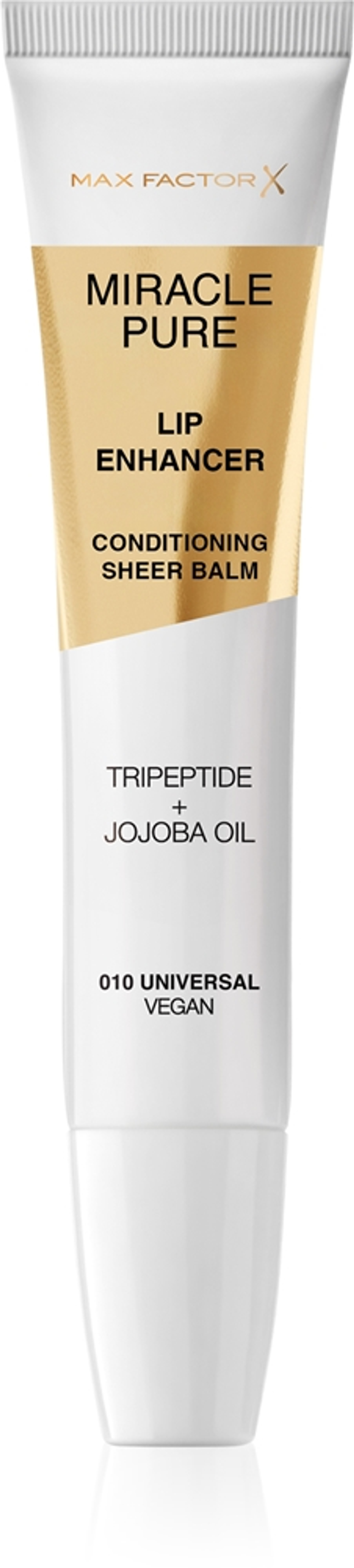 Max Factor Miracle Pure Lip Enhancer - Увлажняющий блеск для губ оттенок 010 Universal, 12 ml
