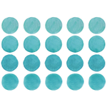 Интерьерная наклейка Watercolor Polka Dots — бирюзовый