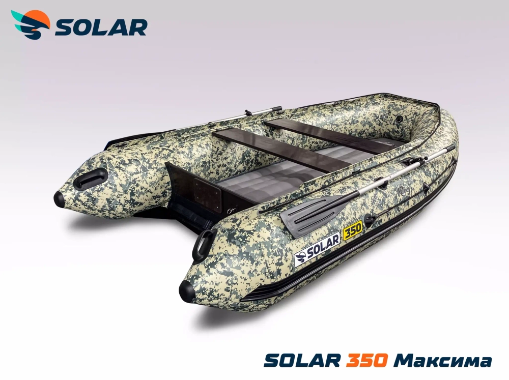 Лодка надувная моторная solar-350 к (максима)