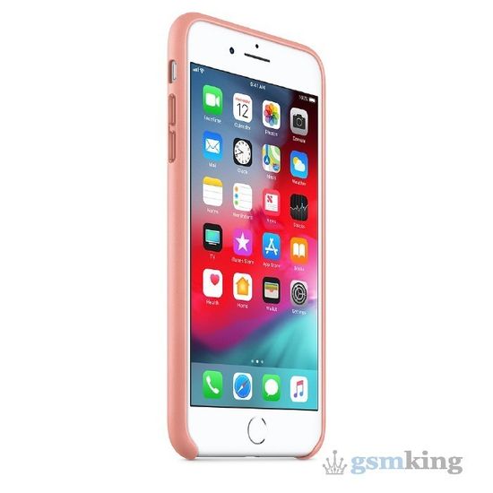 Leather Case iPhone 8/7 Plus Soft Pink (Бледно‑розовый)