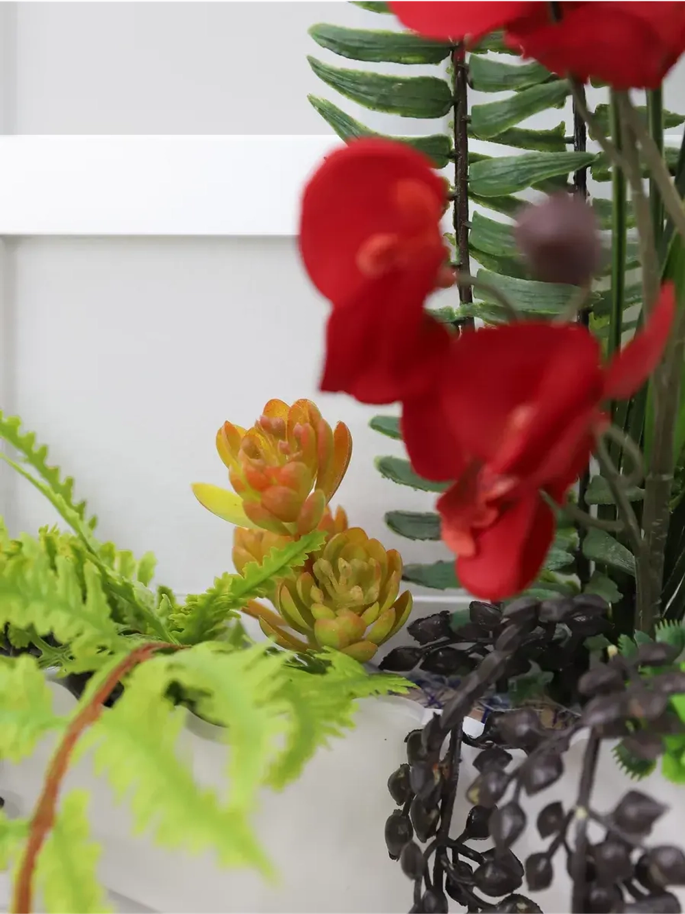 Панно c цветами на стену для интерьера