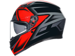 AGV K-3 E2206 COMPOUND BLACK/RED