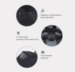 Коляска прогулочная Mow Baby Cross Black