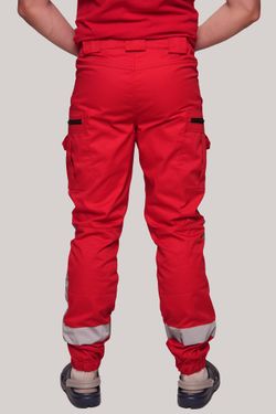 Брюки-джоггеры демисезонные мужские Скорая помощь MedicLine цв. Красный