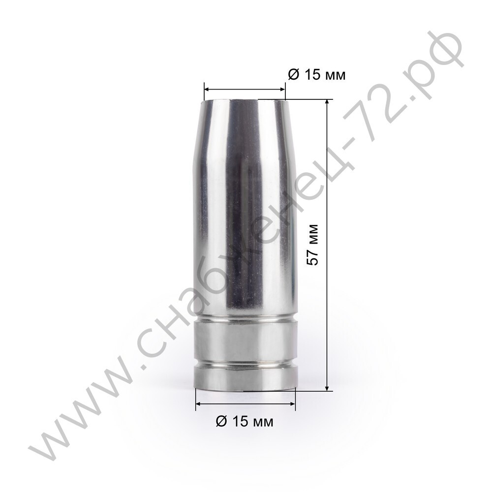 145.0076/MC0023 Сопло MIG-25 д.15мм конич. (EP-25/MB-25) Varteg