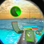 Игровой автомат виртуальной реальности с симуляцией морских сражений