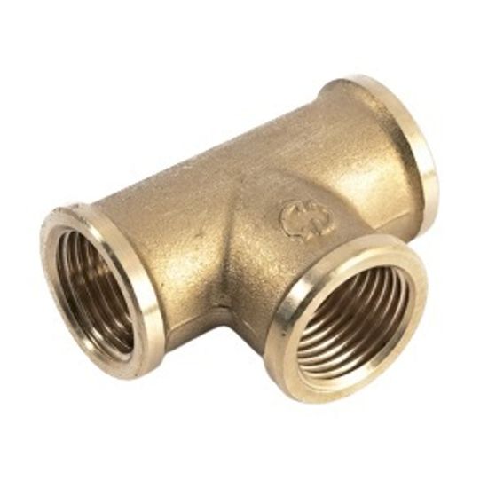 Тройник Stout 3/4" ВР с внутренней резьбой латунный SFT-0019-000034
