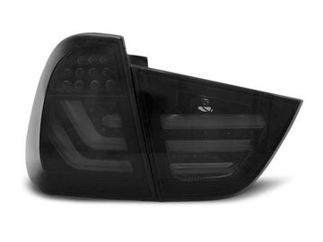 Задние фонари Bmw 3 E91 smoke black led bar