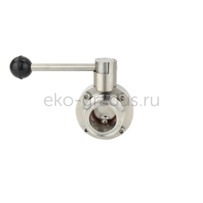 Кран бабочка (дисковый) под кламп