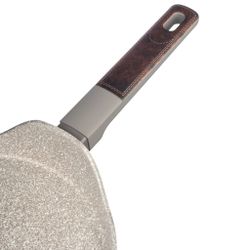 СКОВОРОДА БЛИННАЯ С АНТИПРИГАРНЫМ ПОКРЫТИЕМ PFLUON MARBLE, 24*4,3 СМ