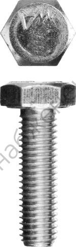 ЗУБР ГОСТ 7798-70 кл. пр. 5.8, M8 x 16 мм, болт оцинкованный, 5 кг (303080-08-016)