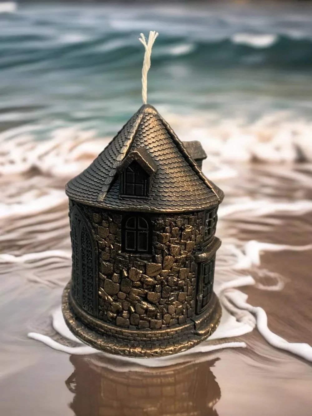 Свеча Обережная с русской Руной Защита