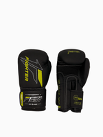 Перчатки боксерские Fighter черно-зеленые