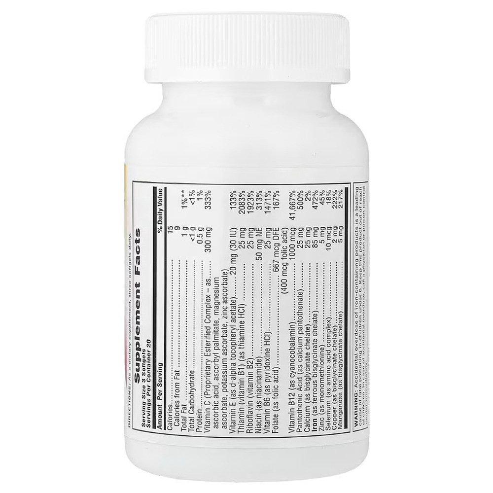 NaturesPlus, Hema-Plex®, железо, 60 капсул быстрого действия