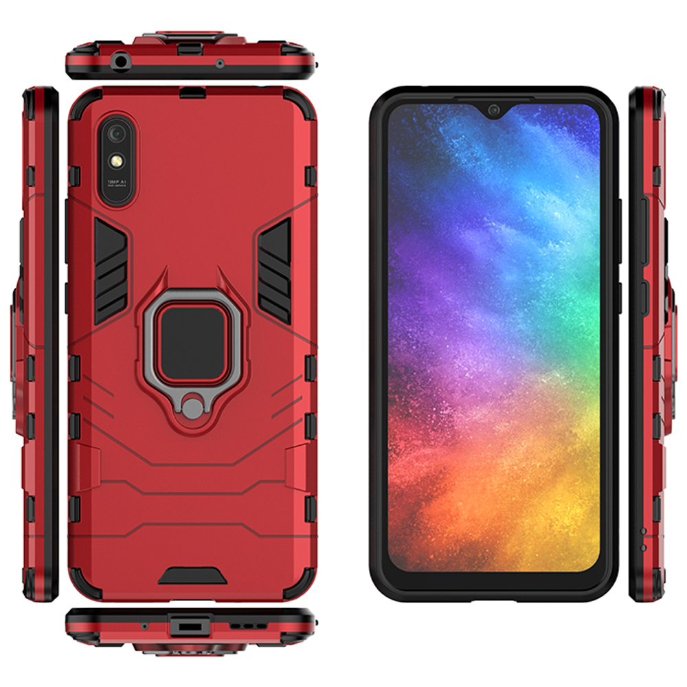 Противоударный чехол с кольцом Panther Case для Xiaomi Redmi 9A