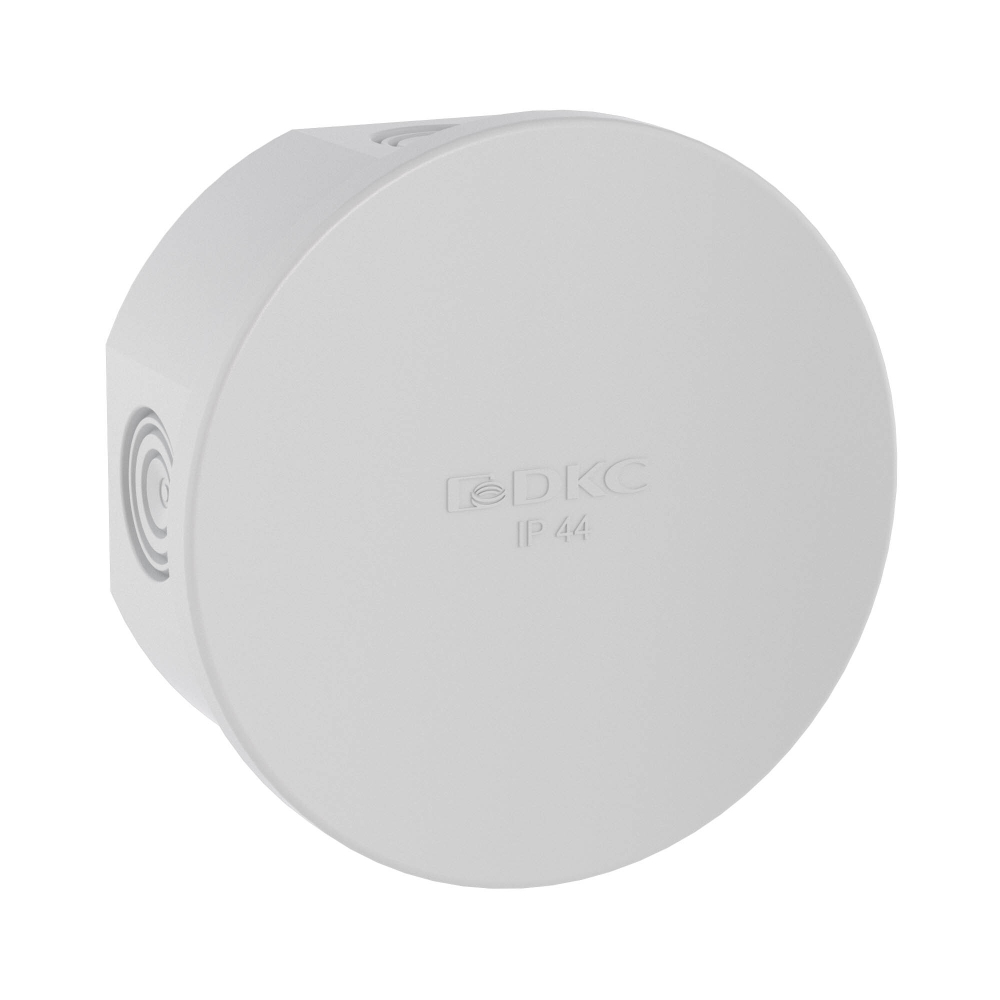 Коробка ответвит. с 4 кабельными вводами д.20мм, IP44, д.80х40мм (розница)