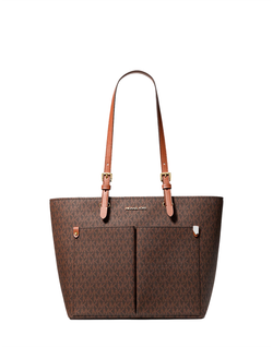 Шоппер Michael Kors Medium Logo Pocket | Коричневый с песочным