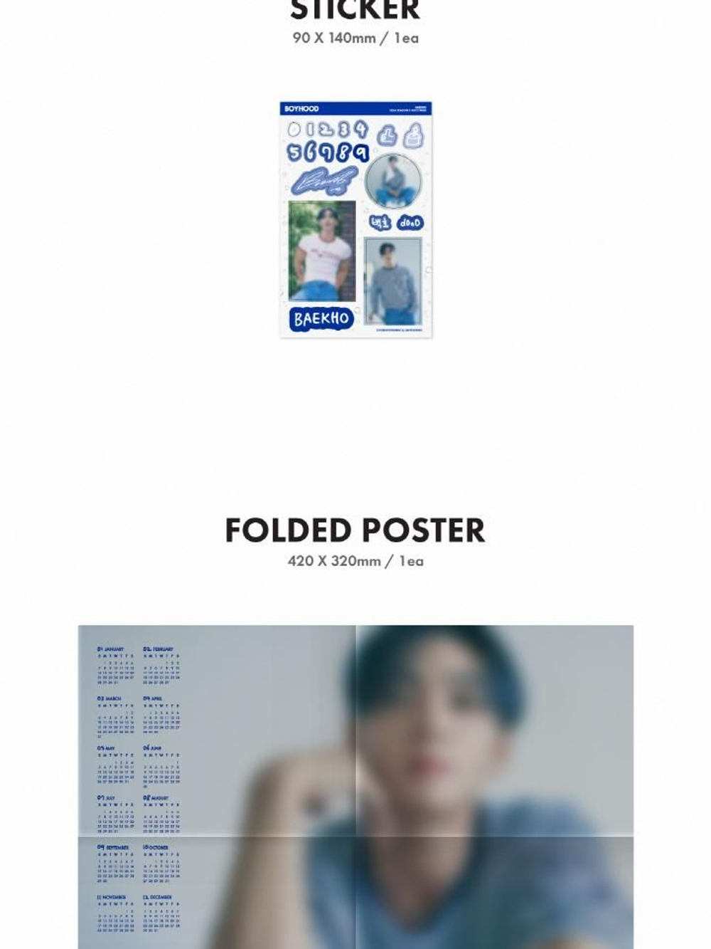 товары BAEKHO - BOYHOOD 2024 Season's Greetings