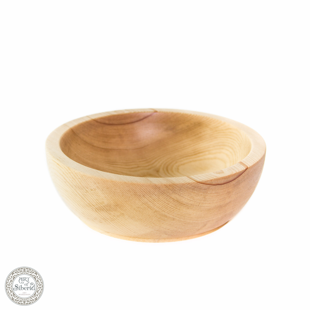 Деревянная тарелка-чаша Art of Siberia из сибирского кедра, 14,5 см T34