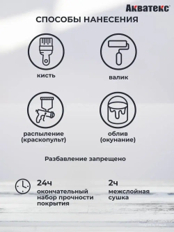 Грунт-антисептик для дерева Акватекс, 9 л