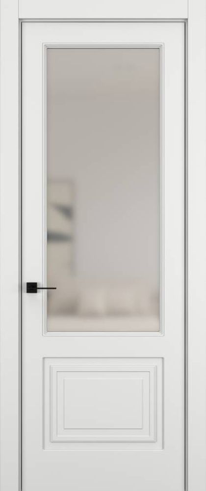 Дверь 02V ELEGANT Матовый Лунный