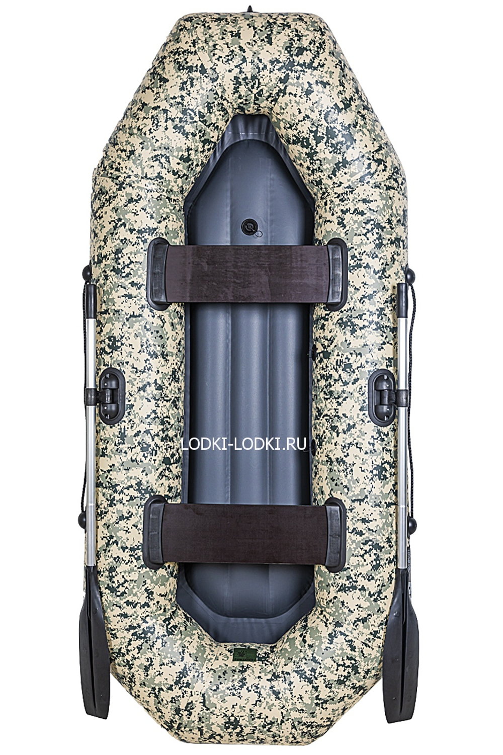 Аква-оптима 260 НАДУВНОЕ ДНО камуфляж (лодка ПВХ)