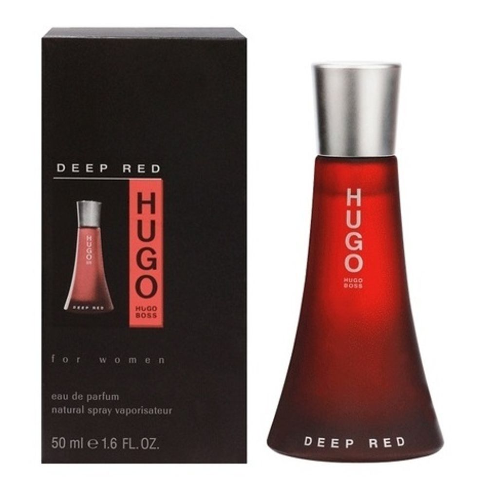 Hugo Deep Red Парфюмированная вода жен, 50 мл