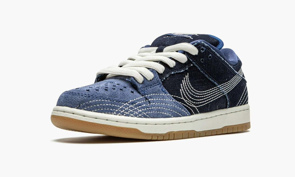 SB Dunk Low "Sashiko Denim Gum"