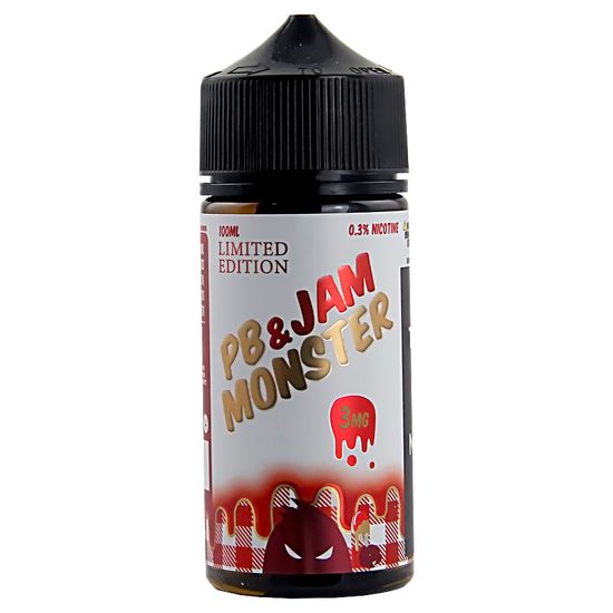 Жидкость Jam Monster (100 мл, 3 мг) PB & Strawberry